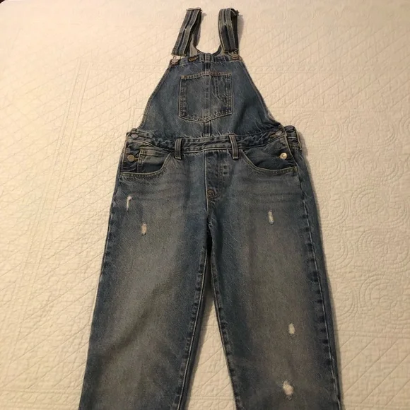 Levi's Blue Denim Overalls - Picture 4 of 14